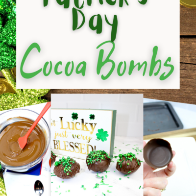 St. Patrick’s Day Cocoa Bombs