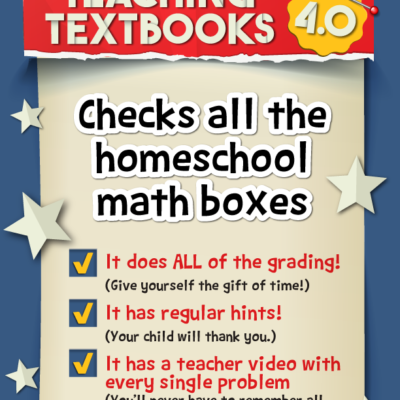Homeschool Math: 8 Things I Love About Teaching Textbooks